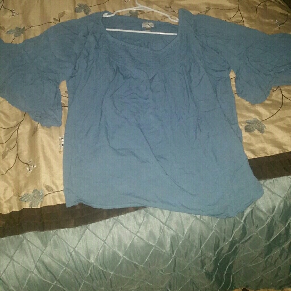Avenue Crinkly Blouse, Size 30/32